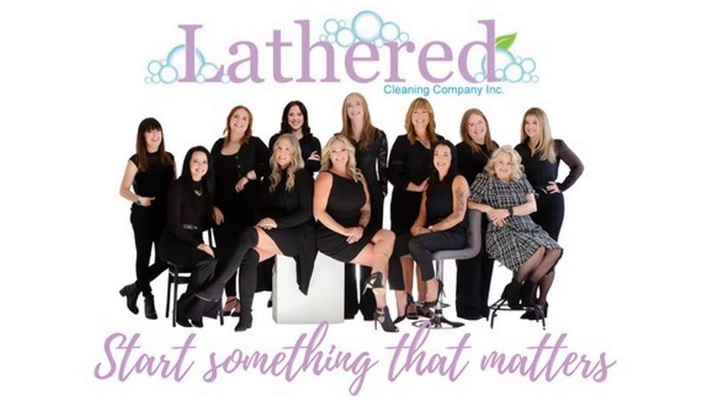 Lathered